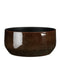 Mica Decorations Sebastian Bowl - 35x35x17 cm - Terracotta - Brown