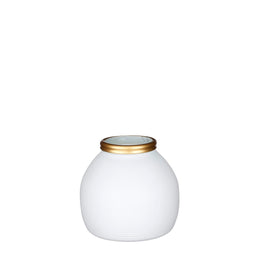Mica Decorations Tavio Lantern - 21x21x20 cm - Glass - White