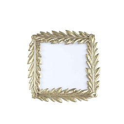 PTMD Allie Square Photo Frame - 19 x 12 x 17 cm - Metal - Gold