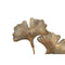 PTMD Astrid Lantern Leaves - 16 x 11 x 18 cm - Metal - Copper