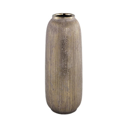PTMD Avay Vase - 15 x 15 x 40 cm - Ceramic - Gold