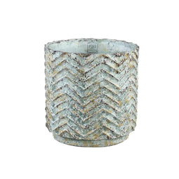 PTMD Baby Round Flower Pot - H30 x Ø30 cm - Cement - Blue