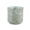 PTMD Baby Round Flower Pot - H30 x Ø30 cm - Cement - Blue