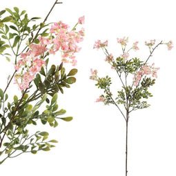PTMD Bloedendhart Artificial branch - 46 x 15 x 89 cm - Pink
