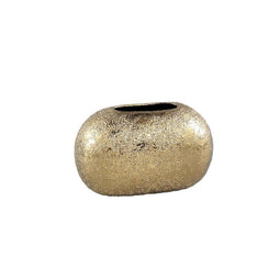 PTMD Flowerpot Elvery - 22x11x13 cm - Ceramic - Gold