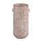 PTMD Flowerpot Robust - 16x16x35 cm - Cement - Red