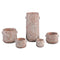 PTMD Flowerpot Robust - 16x16x35 cm - Cement - Red
