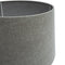 PTMD Caep Lampenkap - 40 x 40 x 23 cm - Linnen - Grijs