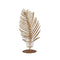 PTMD Camille Tealight Feather - 14 x 11.5 x 29 cm - Metal - Copper