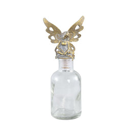 PTMD Glass Fayan - 7x5x17 cm - Glass - Gold