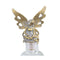 PTMD Glass Fayan - 7x5x17 cm - Glass - Gold