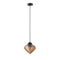 PTMD Hanging Lamp Anna - 20x20x25 cm - Glass - Brown