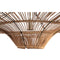 PTMD Hanging lamp Kiala - 102x102x28 cm - Rattan - Brown