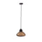 PTMD Hanging Lamp Anna - 25x25x24 cm - Glass - Brown