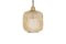 PTMD Juliet Hanglamp - 20 x 20 x 26 cm - Glas - Goud