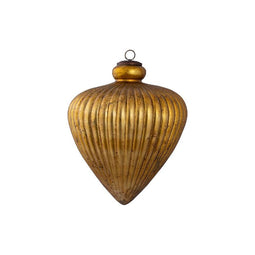 PTMD Christmas decoration Rickon - 27x27x30 cm - Glass - Gold