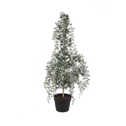 PTMD Christmas decorations Tree Ellice - 40x40x90 cm - Imitation Fur - Green