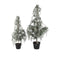 PTMD Christmas decorations Tree Ellice - 40x40x90 cm - Imitation Fur - Green