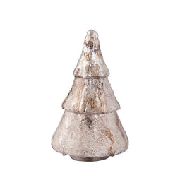 PTMD Christmas decoration Tree Chidi - 16x16x33 cm - Glass - Silver