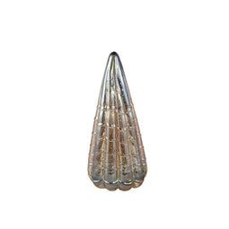 PTMD Christmas decoration Tree Aaila - 9x9x20 cm - Glass - Green