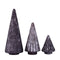 PTMD Christmas decoration Tree Faran - 15x15x36 cm - Glass - Purple