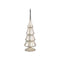 PTMD Christmas decoration Tree Frieden - 8x8x28 cm - Glass - Gold