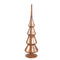 PTMD Christmas decorations Tree Frieden - 10x10x39 cm - Glass - Copper