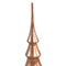 PTMD Christmas decorations Tree Frieden - 10x10x39 cm - Glass - Copper