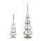PTMD Christmas decoration Tree Frieden - 10x10x39 cm - Glass - Gold