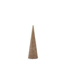 PTMD Christmas decorations Tree Tahani - 11x11x41 cm - Iron - Gold
