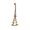 PTMD Christmas decoration Tree Myrcella - 10x10x11 cm - Aluminum - Gold