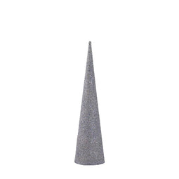 PTMD Christmas decorations Tree Tahani - 13x13x51 cm - Iron - Silver