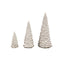 PTMD Christmas decoration Tree Talor - 16x16x38 cm - Polyester - Gold
