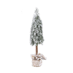 PTMD Christmas decoration Tree Trixie - 16x16x60 cm - Imitation Fur - Green