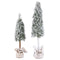 PTMD Christmas decoration Tree Trixie - 16x16x60 cm - Imitation Fur - Green