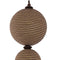 PTMD Christmas decorations Hanger Honora - 20x22x95 cm - Polyester - Brown