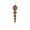 PTMD Christmas decorations Hanger Honora - 20x22x75 cm - Polyester - Brown