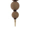 PTMD Christmas decorations Hanger Honora - 20x22x75 cm - Polyester - Brown