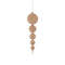 PTMD Christmas decorations Hanger Honora - 20x22x95 cm - Polyester - Champagne
