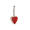 PTMD Christmas decoration Heart Mordane - 16x16x26 cm - Wood - Red
