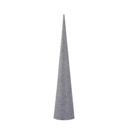 PTMD Christmas decorations Tree Tahani - 15x15x76 cm - Iron - Silver