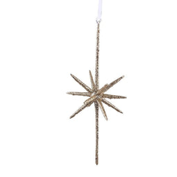 PTMD Christmas decorations Ornament Lea - 14x14x28 cm - Glass - Gold