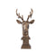 PTMD Christmas decoration Reindeer Norman - 22x25x43 cm - Aluminum - Brass