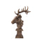 PTMD Christmas decoration Reindeer Norman - 22x25x43 cm - Aluminum - Brass
