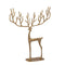 PTMD Christmas decoration Reindeer Sandor - 52x10x48 cm - Aluminum - Gold
