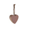 PTMD Christmas decoration Heart Mordane - 16x16x26 cm - Wood - Beige