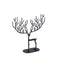 PTMD Christmas decoration Reindeer Sandor - 43x10x36 cm - Aluminum - Black