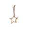 PTMD Christmas decoration Star Myrcella - 10x10x11 cm - Aluminum - Gold