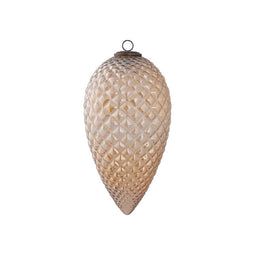 PTMD Christmas decoration Cone Djarin - 17x17x36 cm - Glass - Gold
