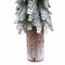 PTMD Christmas decoration Snow Tree Dudley - 20x20x73 cm - Wood - Green